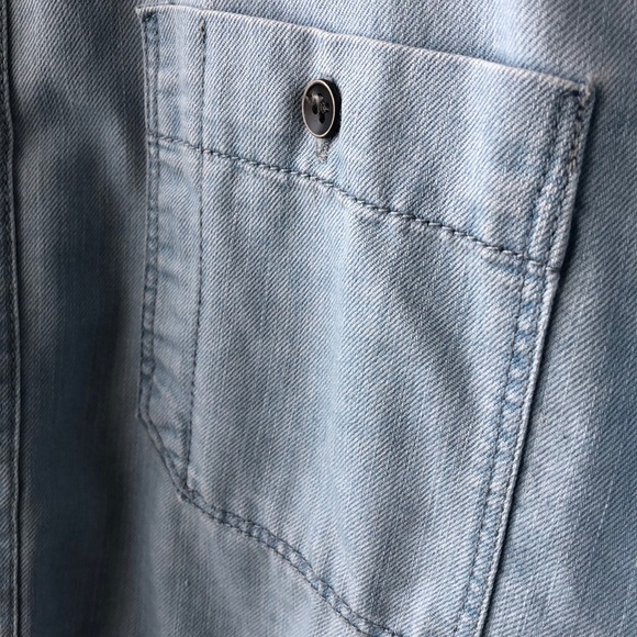 Denim Button Up Shirt - Picture 3 of 4